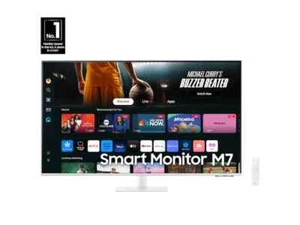 Samsung 43" Smart Monitor M7 (M70D) 4K UHD with TV, Speakers and USB-C WHITE - Picture 1 of 9