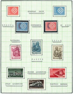 SWITZERLAND 1947-1959 Very Fine Mint & Used Stamps Hinged on list - Picture 1 of 1