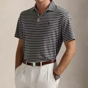 NWT Polo Ralph Lauren Classic Fit Soft Cotton Polo Shirt Color Grey $115 - Picture 1 of 10