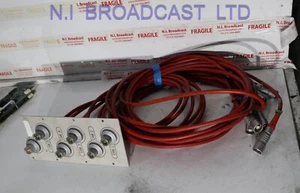 6x Triax Lemo Heckwand mit 5m Kabel ca. (phg.4m Stecker etc) - Bild 1 von 8