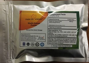 Khellin Extrakt 10:1 Pulver Ammi Visnaga Extrakt rein hochwertig ohne Füllstoff - Bild 1 von 2