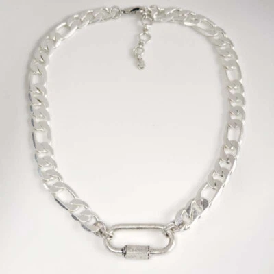 Nuevo Collar Collar Cadena Gruesa 16" Marca Lucky Regalo De Colección Mujeres Fiesta Joyería Foto 1 de 4