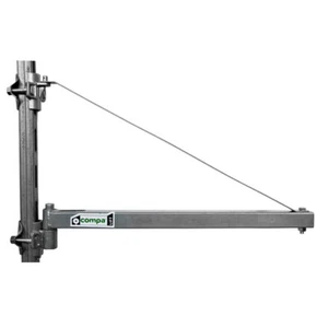 SUPPORTO BRACCIO ASTA A BANDIERA GIREVOLE PARANCO MONTACARICHI 250kg/110cm COMPA - Foto 1 di 5