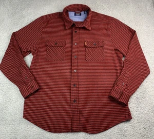 Chaps Shirt Mens Size Large Flannel The Lakeland Knit Shirt Long Sleeve Shirt - Picture 1 of 9