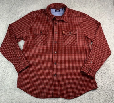 Chaps Shirt Mens Size Large Flannel The Lakeland Knit Shirt Long Sleeve Shirt - Image 1 of 4