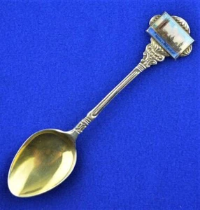 ANTIQUE STERLING SILVER HOUSES OF PARLIMENT SOUVENIR SPOON-SOUVENIR MFG CO. LTD - Bild 1 von 4
