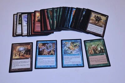 MTG Weatherlight Complete Common Set 62 Cards-Mind Stone. Vitalize, Abjure, Flux - Image 1 of 4