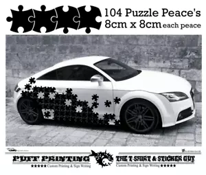 Kit de camuflaje de coche rompecabezas paz 8 cm pegatinas calcomanías carreras banger camión cámper - Imagen 1 de 2