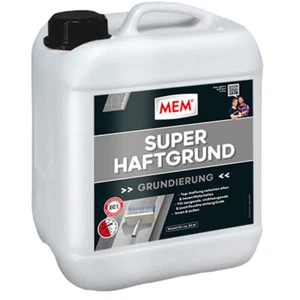 MEM Super Haftgrund 5,0 litros Imprimación para yeso, placas de yeso de hormigón - Imagen 1 de 2