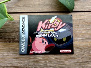 Kirby Nightmare In Dreamland Nintendo Gameboy Advance GBA Anleitung Anleitung - Bild 1 von 2