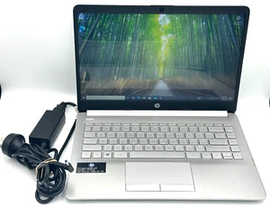 HP 14" AMD A4-9125 Radeon R3 8GB @2.3Ghz 128GB Win 10 Home Laptop - Silver - Picture 1 of 10