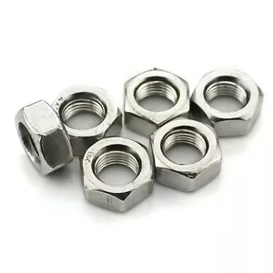 QTY 1PCS 1/2"-12 BSW A2 304 Stainless Steel Hex Full Nuts - Picture 1 of 3
