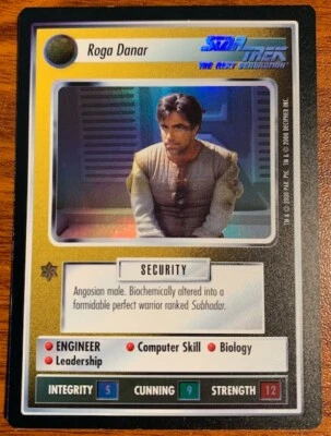 2000 Decipher Star Trek Reflections Roga Danar Used Free Shipping - Image 1 of 2