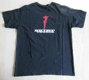 SKIRT CHASER Erwachsene Herren Größe L schwarz T-Shirt sexy weibliche Silhouette neu ohne Etikett - Bild 1 von 7