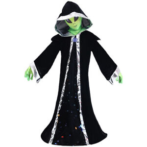 Alien Lord ET Costumes Kids Cosplay Anime Fancy Dress Alien Lord Party Cloak