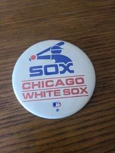 Vintage Chicago white Sox Baseball   3 1/2 Pin - Picture 1 of 3