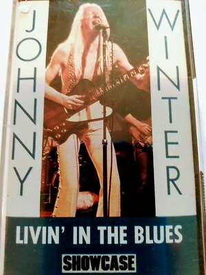Johnny Winter, Livin in the Blues, Cassette, Showcase, 1985, Blues, SHTC 132 - Image 1 of 4