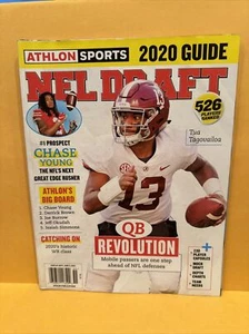 ATHLON SPORTS 2020 NFL FOOTBALL DRAFT GUIDE MAGAZINE TUA TAGOVAILOA DOLPHINS - Imagen 1 de 2