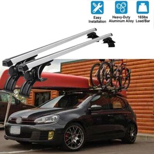 Car 48" Top Roof Rack Cross Bar Luggage Cargo Carrier For Volkswagen GTI S SE - Picture 1 of 10