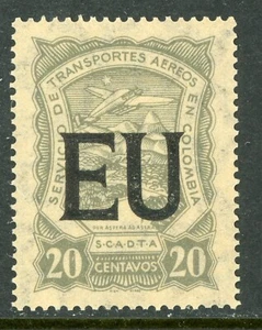 USA 1923 SCADTA 20¢ Airmail Consular Overprint Scott CLEU53 MNH Z905 - Picture 1 of 1
