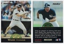 Wade Boggs #13 1993 Pinnacle Cooperstown DUFEX