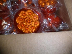 New Trailer Amber Sealed Puck Lights 20 Pieces. No. 208119 1.75" - Picture 1 of 5