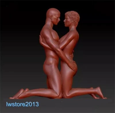 1/87 Sexy Hug Lovers Scene Props Miniatures Figures Model For Cars Vehicles Toys - Image 1 of 4