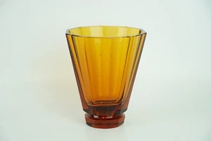 ** Josef Hoffmann, Haida, Moser Glas Vase, Art Deco ** - Bild 1 von 8
