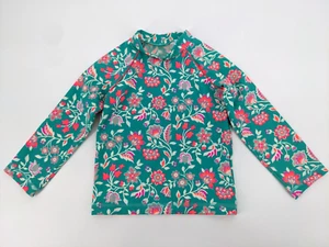 NWT Boden Girl's Floral Long Sleeve Rashguard UPF 40 Size 4-5 years - Picture 1 of 12