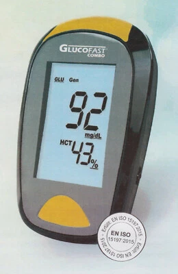 Glucofast COMBO - Multiparameter-Messsystem mmol/l - BZ/HCT/ß-Keton/Ges.-Chol.
