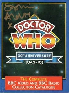 Doctor Who - BBC 30th Anniversary Catalogue Signed by Sophie Aldred - Picture 1 of 1