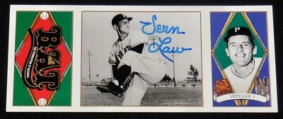 Tarjeta de béisbol Vern Law autografiada 1993 cubierta superior héroes de todos los tiempos (piratas) Foto 1 de 2