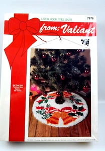 Gonna per albero di Natale vintage Valiant YKI con gancio di chiusura " Campanellino" circa 36" - Foto 1 di 6