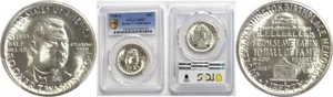 1949-S 50C Booker T. Washington Commemorative Half Dollar PCGS MS-67 - Picture 1 of 3