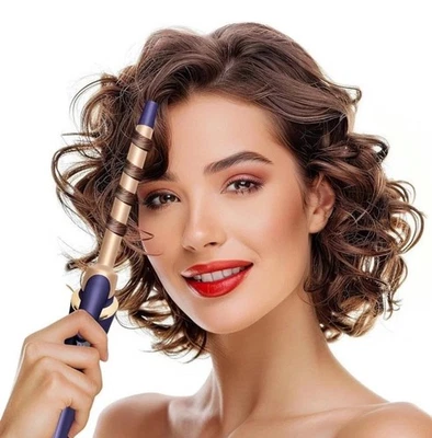 Travel Curling Iron Wand Tongs 13mm Small Barrel Mini Curler For Short Long Hair - Image 1 of 4