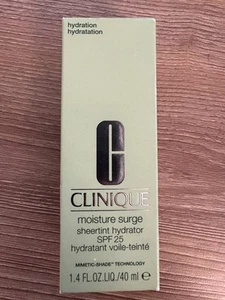 CLINIQUE Moisture Surge Sheertint Hydrator Broad Spectrum SPF 25 Universal Light - Picture 1 of 3