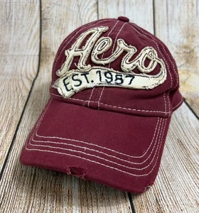 Gorra de béisbol Aeropostale 87 Aero bordada roja ajustada talla S/M - Imagen 1 de 6