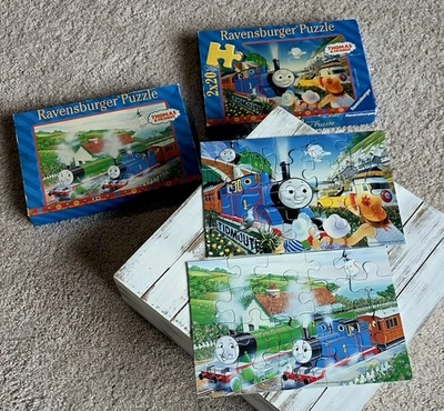 Rompecabezas Ravensburger Thomas The Train 2x20 Vintage 2001 usado en excelente estado Foto 1 de 4