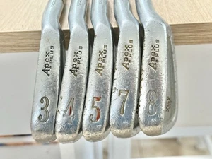 Ben Hogan Apex Plus Forged Irons 3 4 5 7 8 Apex 3 Steel Regular Flex RH - Picture 1 of 8