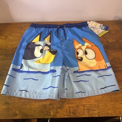 BLUEY & BINGO Swim Trunks UPF-50+/ Boys Quick Drying - Image 1 of 4