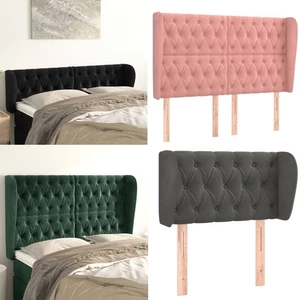 Kopfteil mit Ohren Samt Kopfteil Betthaupt Bettkopfteil für Bett Bettrahmen Neu - Bild 1 von 30