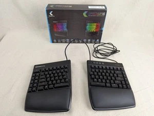 Kinesis Freestyle Edge RGB Split Mechanical Gaming Keyboard + Lift Kit MACROS - Picture 1 of 12