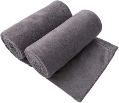 Extra Large Microfiber Bath Towels, Microfiber Bath Sheet 2 Pack 35" X 70", Soft - Image 1 of 4