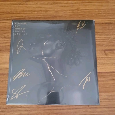 Nothing but Thieves Broken Machine LTD EDN Black white split coloured signed  - Image 1 of 4