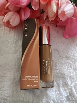 NIB BECCA Ultimate Coverage 24 hour Foundation, Full Coverage,1 oz, CAFE - Image 1 of 4