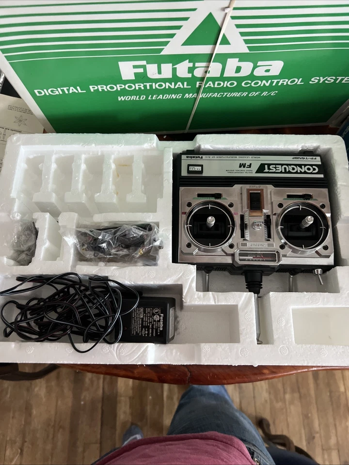 FUTABA CONQUEST FP-T6NFK RADIO CONTROL SYSTEM TRANSMITTER REMOTE  Not Tested - Image 1 of 4
