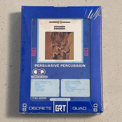 SEALED Quad "Persuasive Percussion" 8-Track Tape Cartridge QUADRAPHONIC Jazz - Image 1 of 4