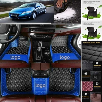 For Honda CR-Z Car Floor Mats Custom Luxury Waterproof Auto Liners Carpets Foto 1 de 4