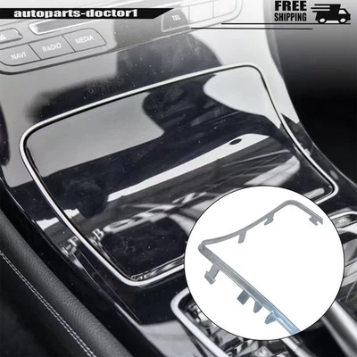 Fit for Mercedes-Benz C CLASS W205 2015-2021 Center Console Panel Trim Chrome - Imagem 1 de 4