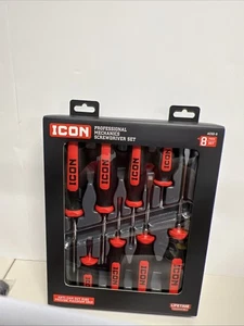 Set Cacciaviti 8 Pezzi Professionale Meccanico Speciale Lega Acciaio Punte Magnetiche - Foto 1 di 8